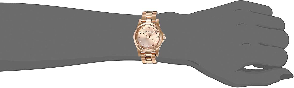 Marc by Marc Jacobs Women's MBM3200 - Henry Dinky Rose Gold | Amazon (US)