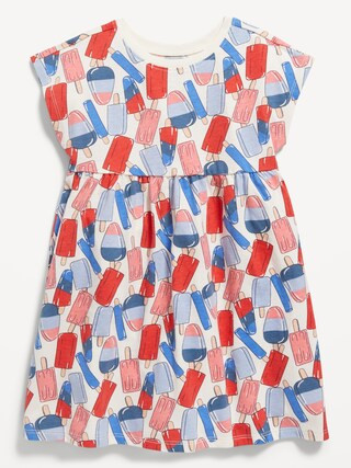 Dolman-Sleeve Fit & Flare Dress for Toddler Girls | Old Navy (US)