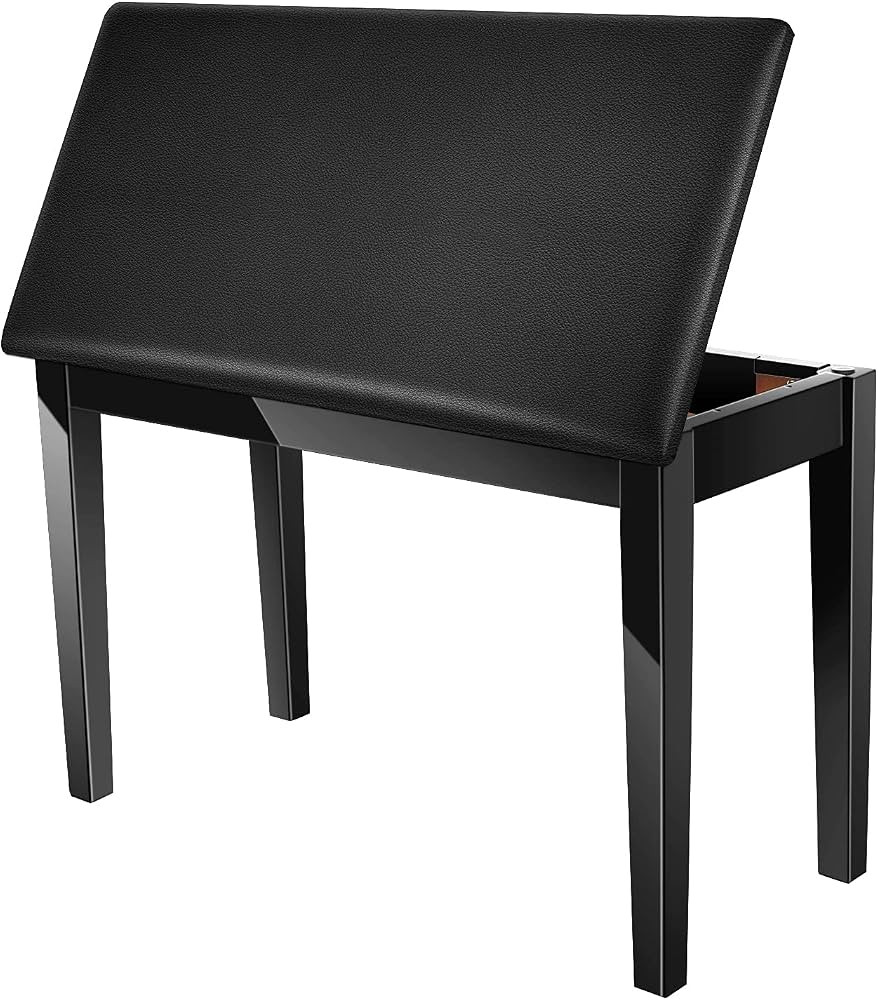 Neewer\u00ae Wooden Duet Piano Bench with Padded Leather Cushion for Deluxe Comfort and Bulid-in ... | Amazon (US)