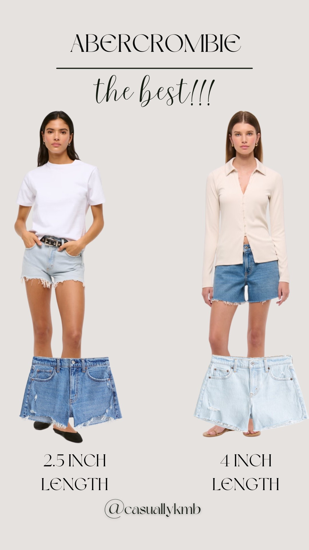 Abercrombie has the BEST shorts! They come in many styles, lengths and sizes! 
✨They are on sale and you can save an additional with code AFSPRING



#LTKSpringSale #LTKStyleTip #LTKFindsUnder100