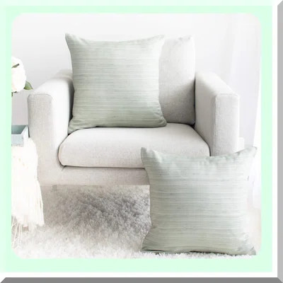 Sage Green Decorative Pillow Covers - Set of 2, Washable Cushion Covers for Couch, Sofa, Bedroom, Living Room - Soft Throw Pillow Cases | Wayfair North America
