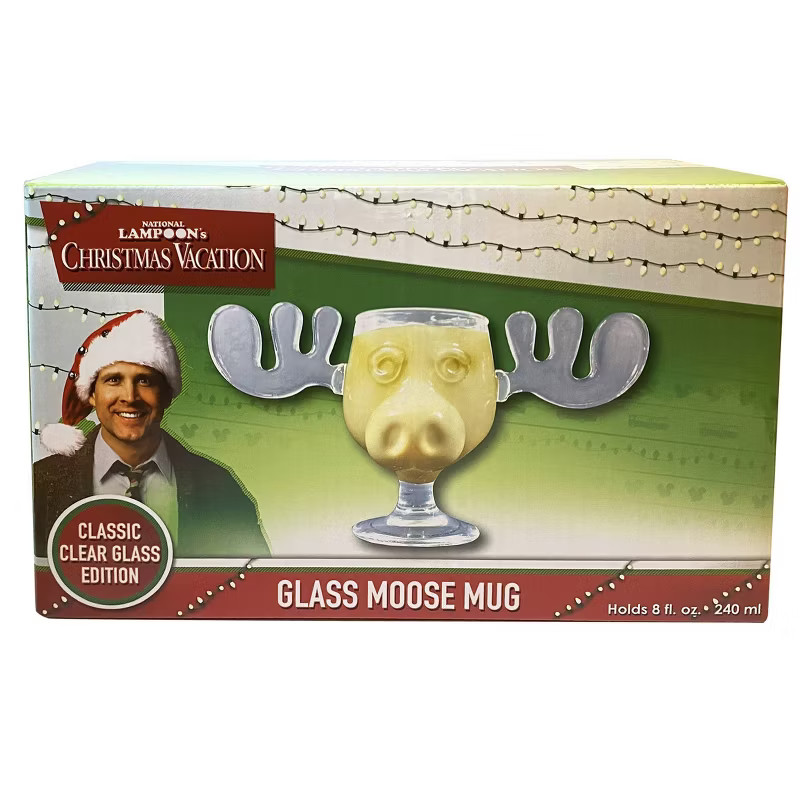 National Lampoon 8oz Glass Christmas Vacation Moose Mug | Target