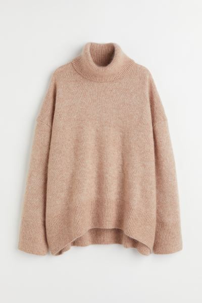 Wool-blend polo-neck jumper | H&M (UK, MY, IN, SG, PH, TW, HK)