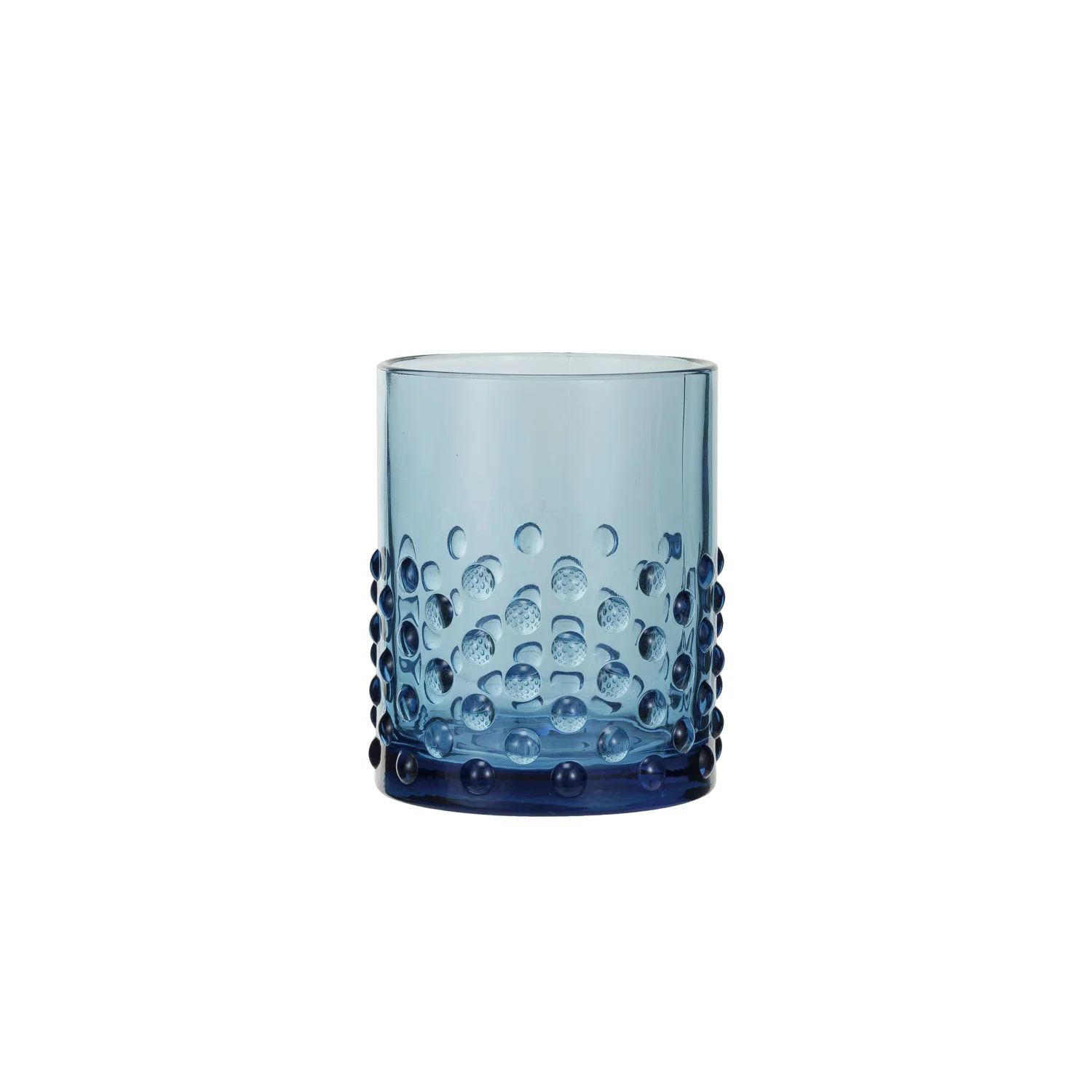 Blue Hobnail Drinking Glass Set | Modern Locke