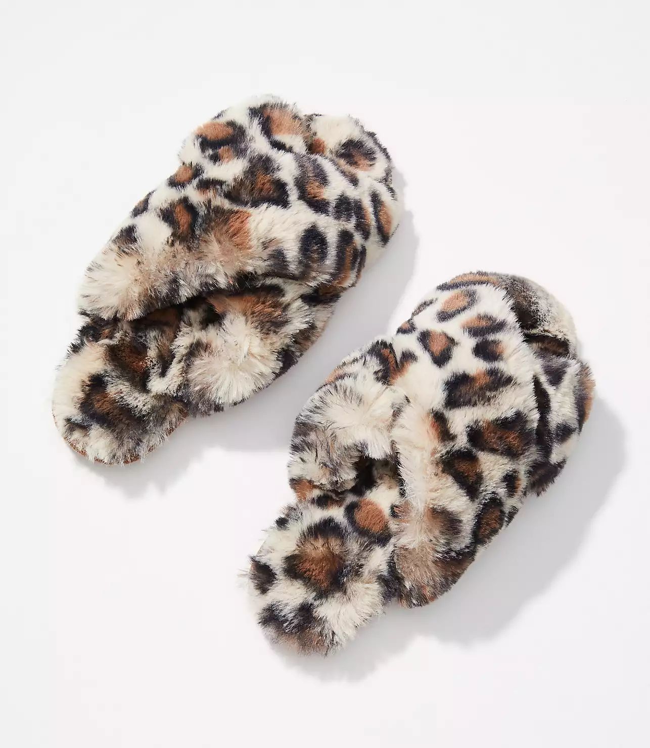 Faux Fur Slide Slippers | LOFT