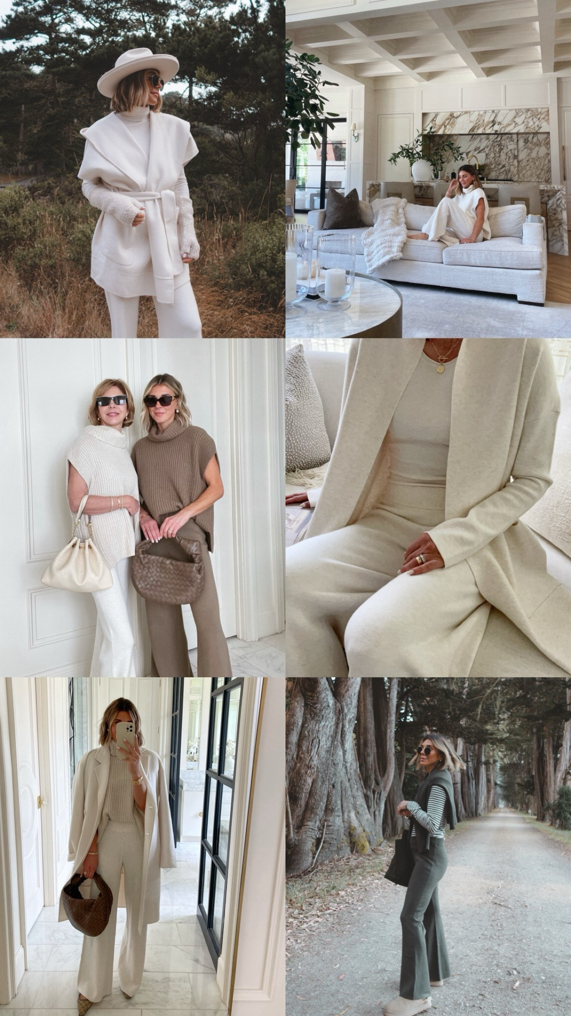 Cozy and chic fall outfits from my splendid collection available @nordstrom. I'm 5'7 and wearing size small and my mom is 5'4 and wearing size xs #nordstrompartner #ad 