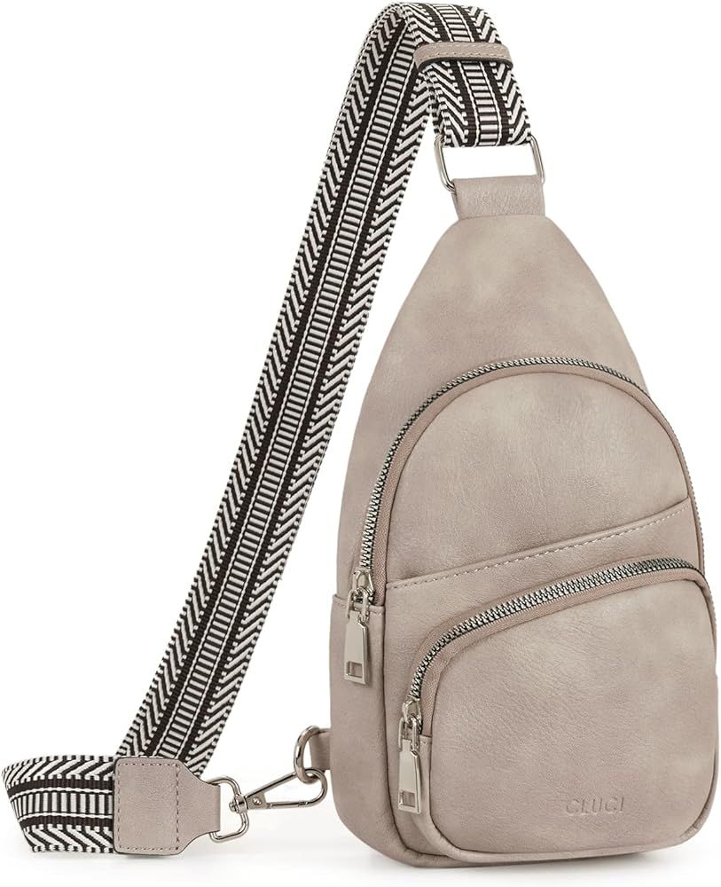 CLUCI Small Sling Bag for Women,Vegan Leather Fanny Pack Crossbody Bags for Women,Che... | Amazon (US)