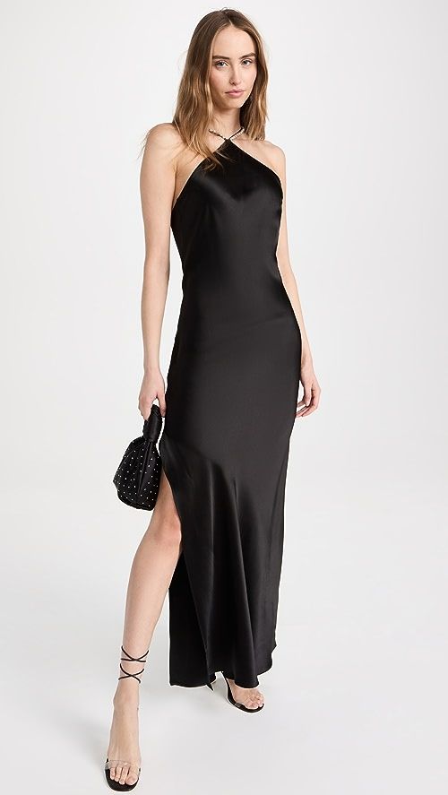 Embellished Halter Maxi Dress | Shopbop