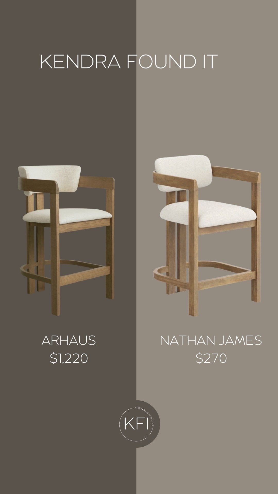 If you’ve been eyeing the Arhaus Rodin stool but can’t justify the $1,200+ price tag… this Nathan James version is such a good dupe. It has that same warm wood tone, sculptural frame, and curved silhouette that gives you that elevated, modern organic look. The upholstered seat and back add that soft, high-end feel, but for just $270. This is one of those pieces that instantly makes a kitchen or island look more designer without spending thousands. If you’re searching for an Arhaus Rodin stool dupe or want that high-end look for less, this one is such a good find. Linked here.

#LTKSaleAlert #LTKHome