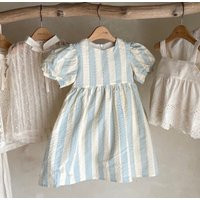 Alice Blue Stripe Cotton Dress | Etsy (US)