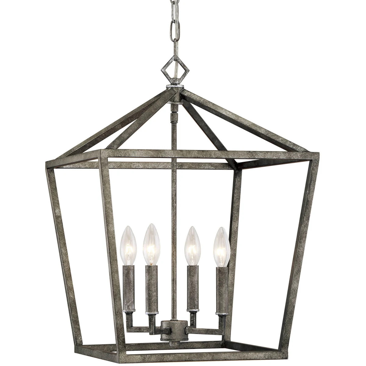 Millennium Lighting 4 Light 16" Wide Taper Candle PendantModel:3244-AS | Build.com, Inc.