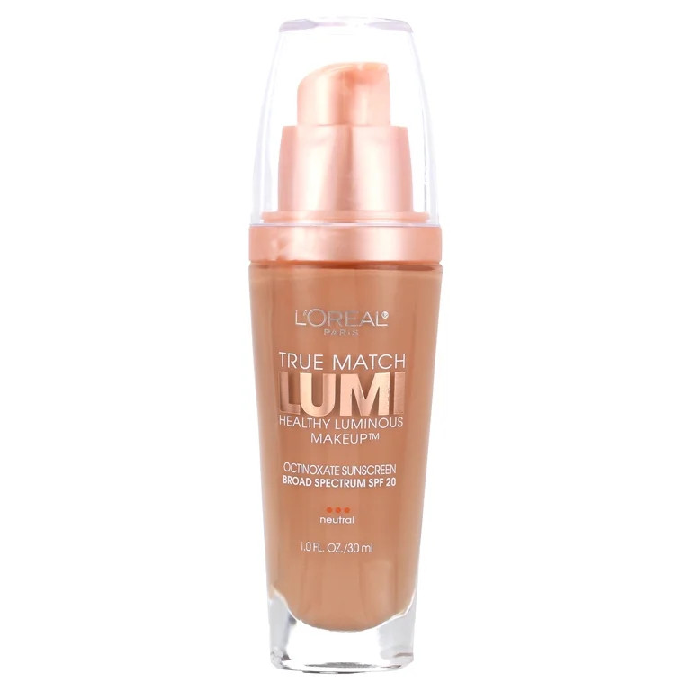 L'Oreal Paris True Match Lumi SPF 20 Liquid Foundation Makeup, N5 True Beige, 1 fl oz | Walmart (US)