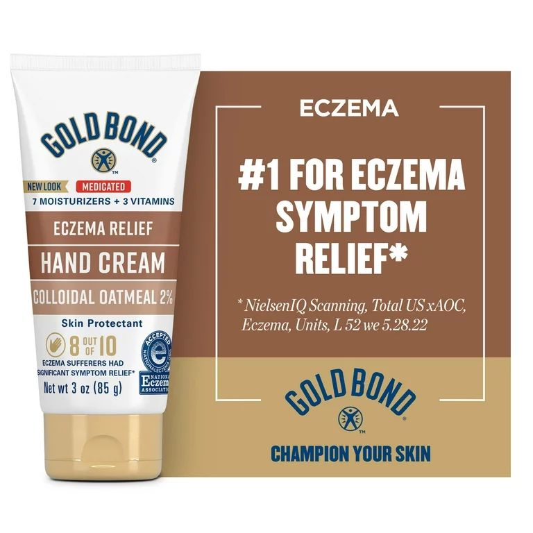 Gold Bond Medicated Eczema Relief Hand and Body Lotion & Cream for Extremely Dry Skin 3oz | Walmart (US)