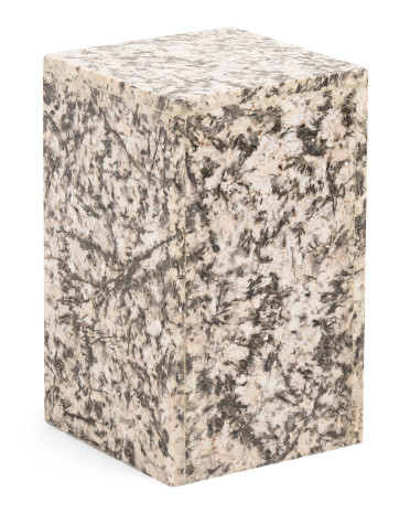 20x12 Solid Marble Pedestal Accent Table | TJ Maxx
