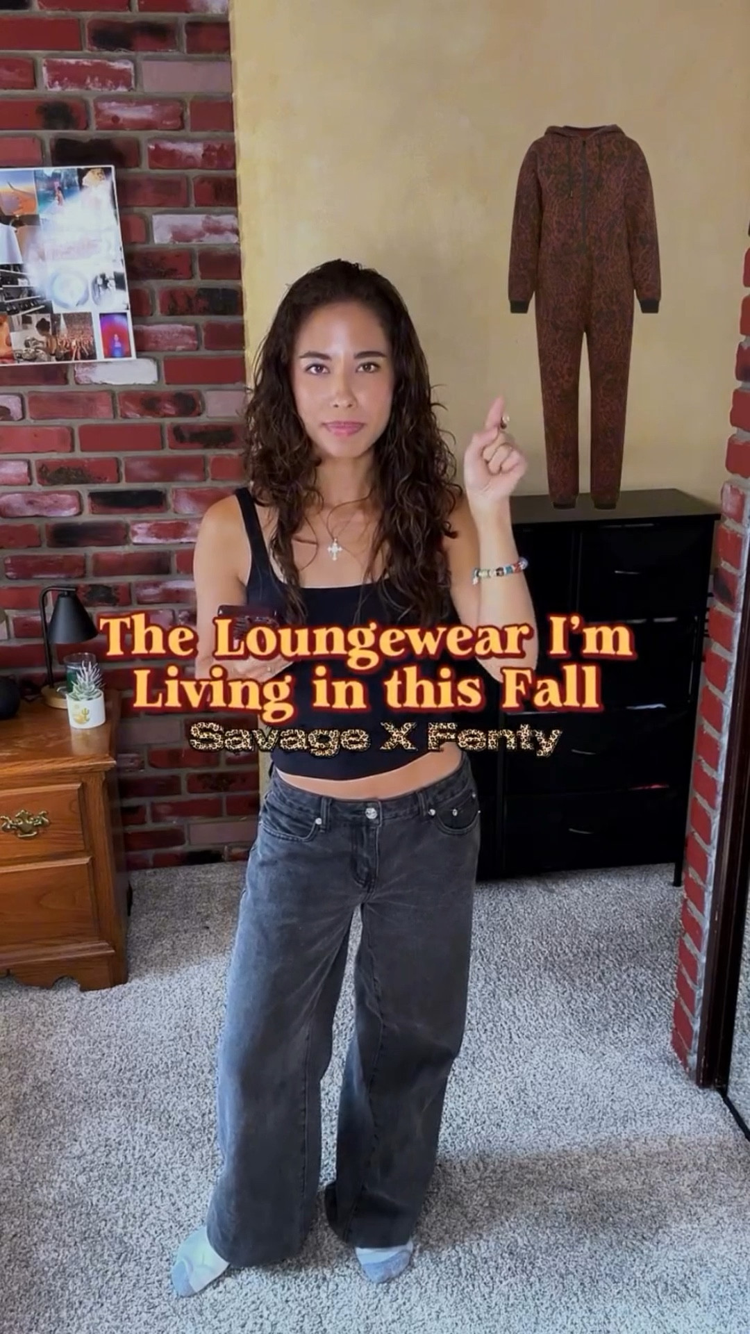 What I’m wearing in the -BER months 🤎 @savagexfenty #SavageXAmbassador #savagexfenty