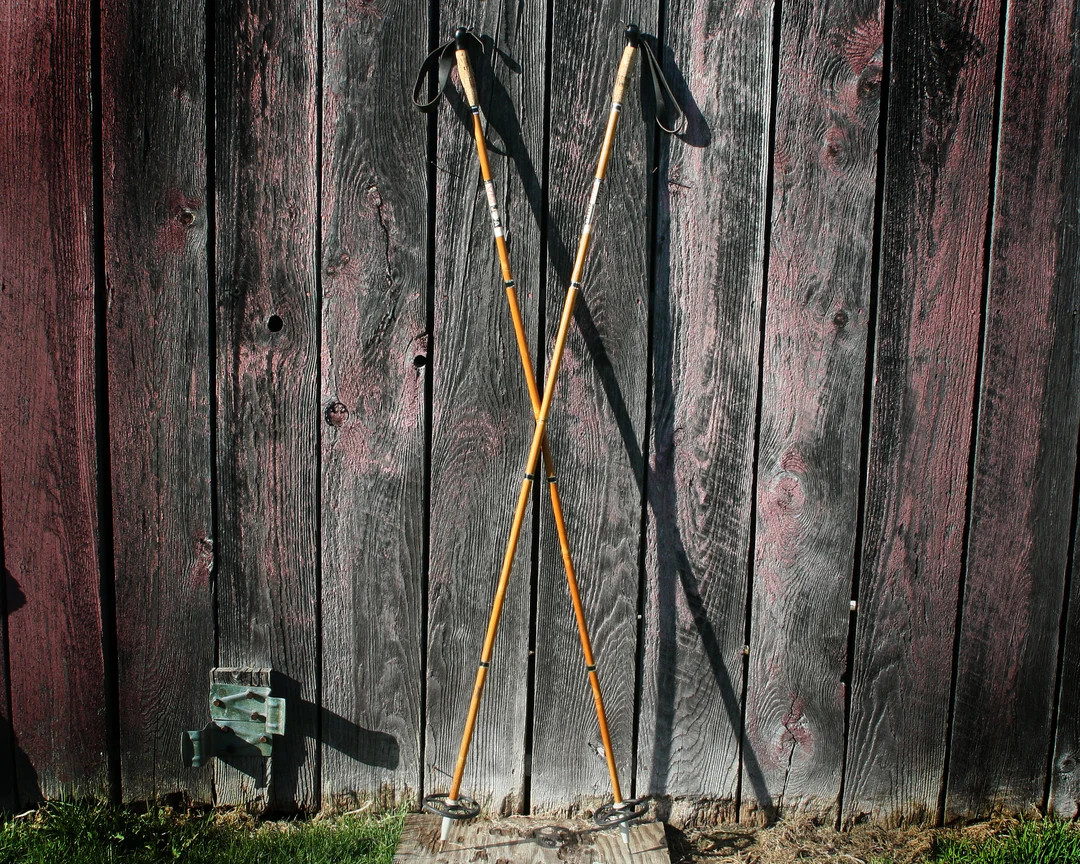 1960's JOFA SKI POLES Bamboo Shaft / Cork Grip / Leather - Etsy | Etsy (US)