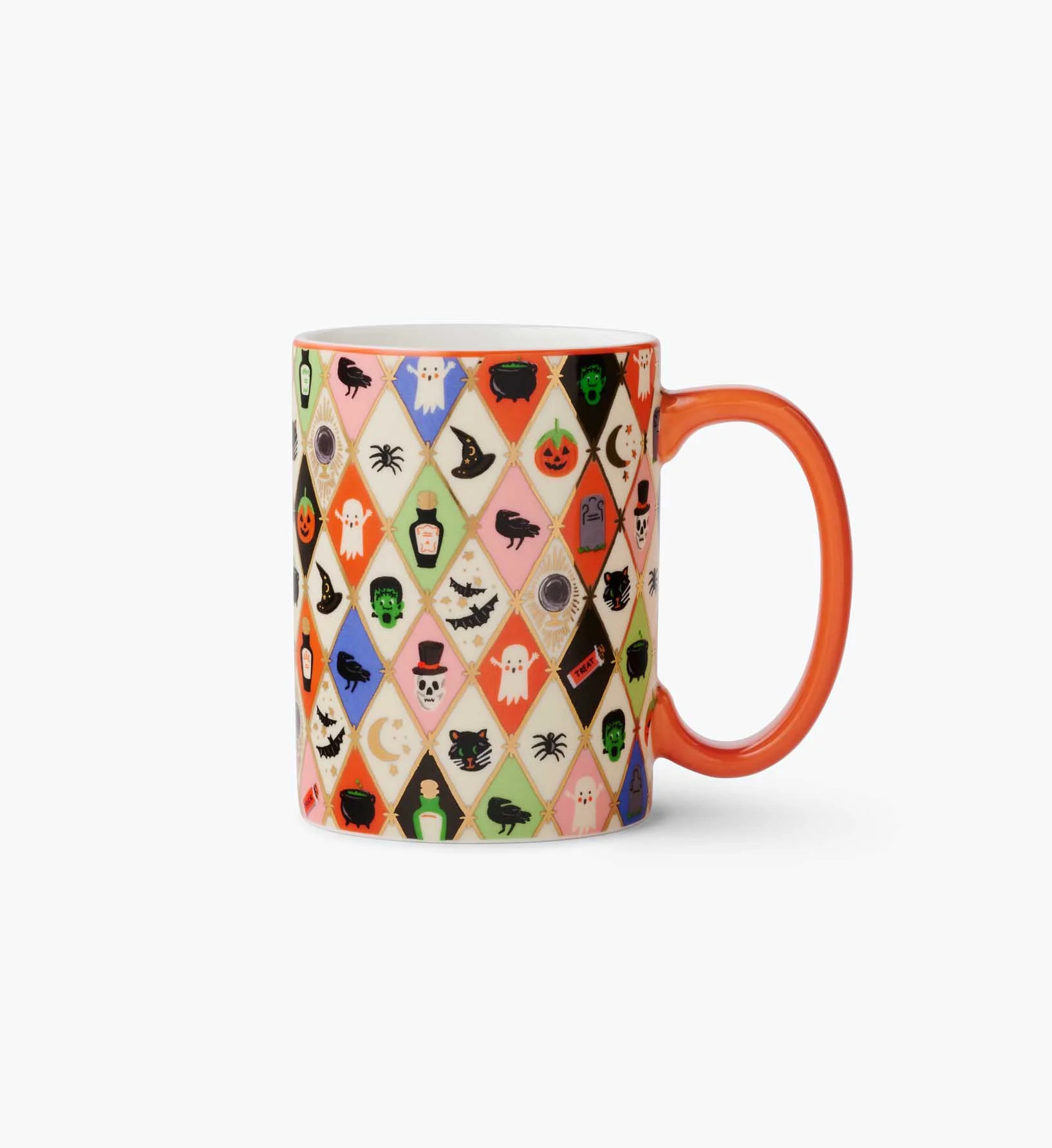 Porcelain Mug - Halloween Argyle | Rifle Paper Co.