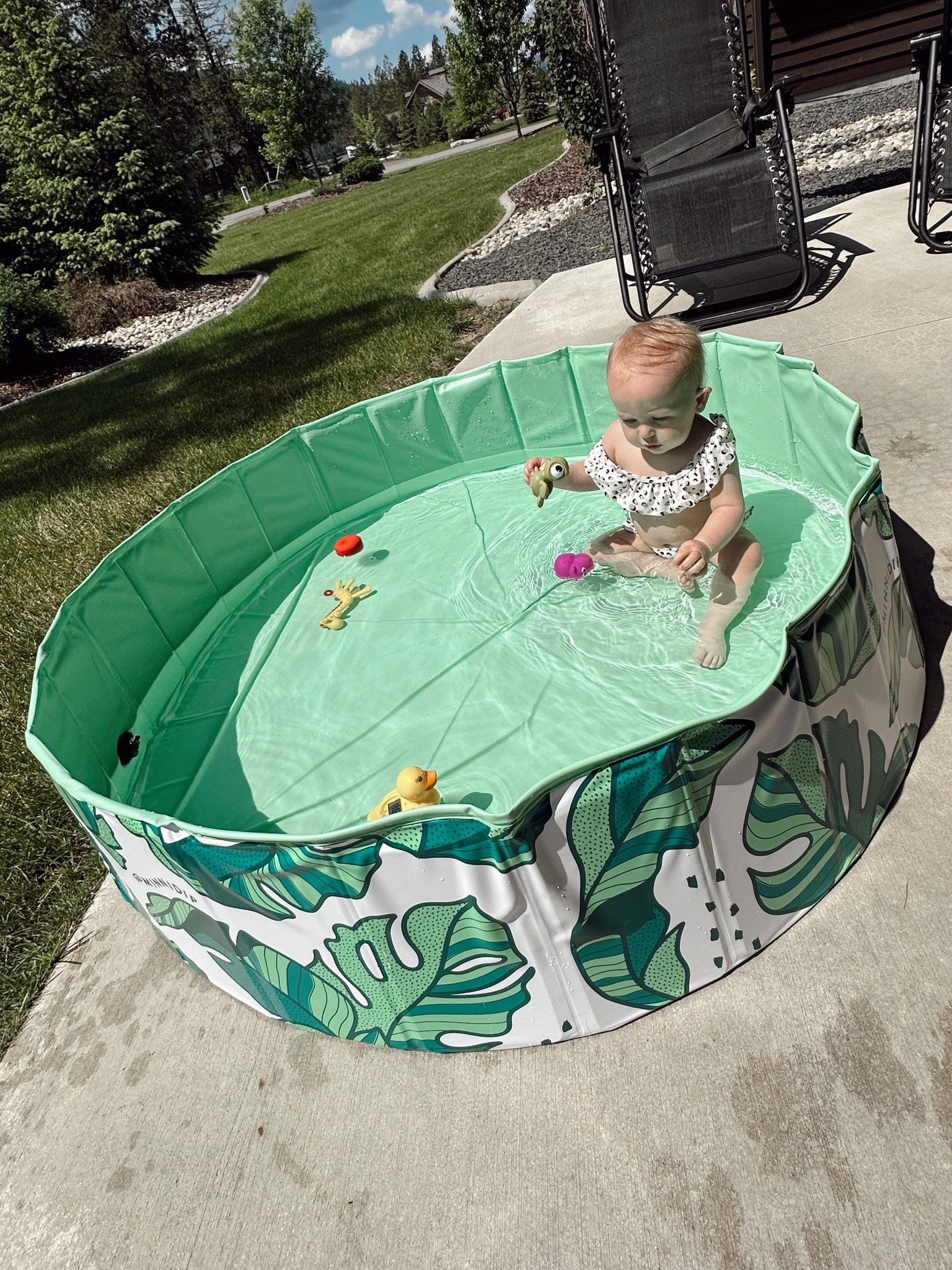 We LOVE this Minni Dip Pool!
it’s the perfect size for Giselle & I love that it’s foldable so it a little more sturdy vs a blow up one! 
Here’s the link 🌿💚

#LTKswim #LTKkids #LTKbaby