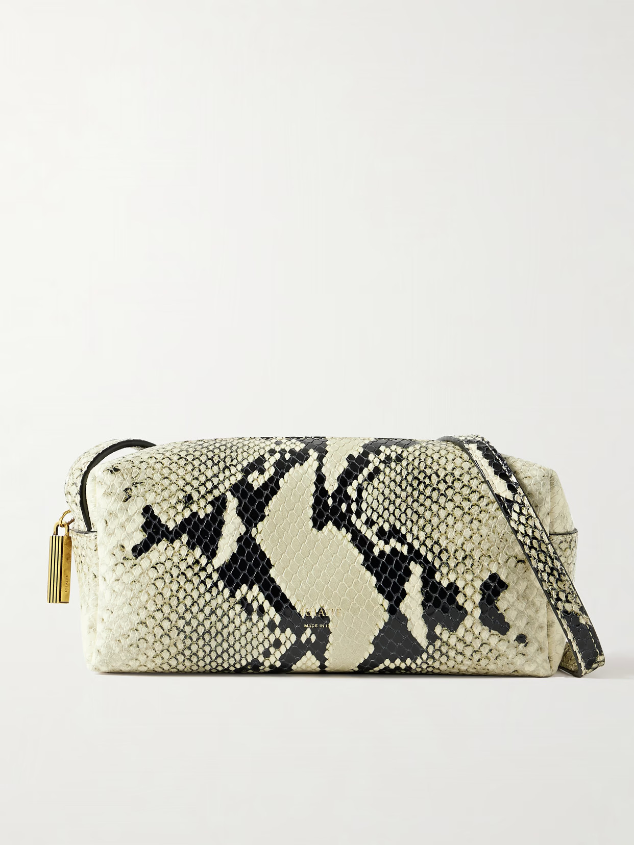 KHAITE - Kye Mini Snake-effect Shoulder Bag - Animal print | NET-A-PORTER (US)