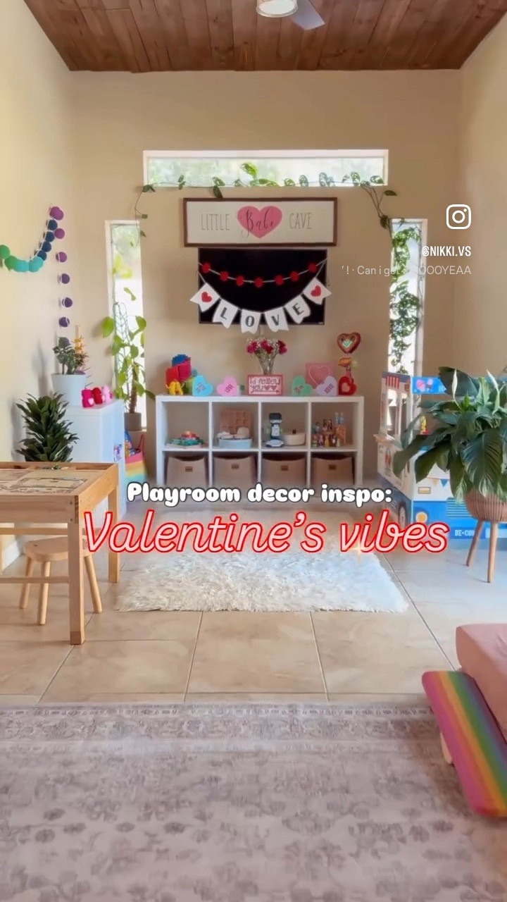 Valentines vibes in the playroom 💌♥️

#LTKSeasonal #LTKKids #LTKHome