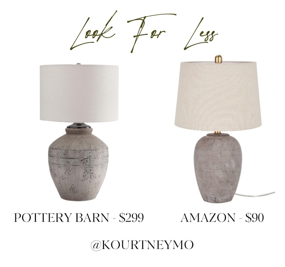 Pottery Barn dupe, look for less, designer inspired home, table lamp, neutral home decor, Amazon finds

#LTKhome