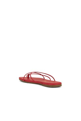Square Toe Elle Sandal in Red | Revolve Clothing (Global)