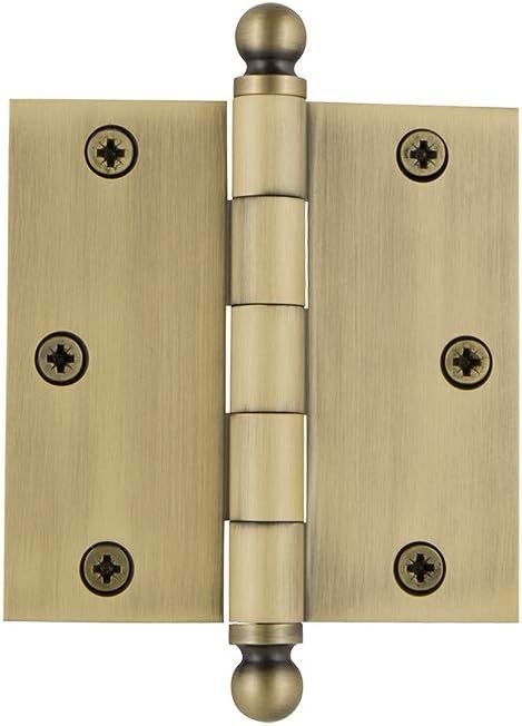 Nostalgic Warehouse Ball-Tip Residential Door Hinge with Square Corners | Amazon (US)