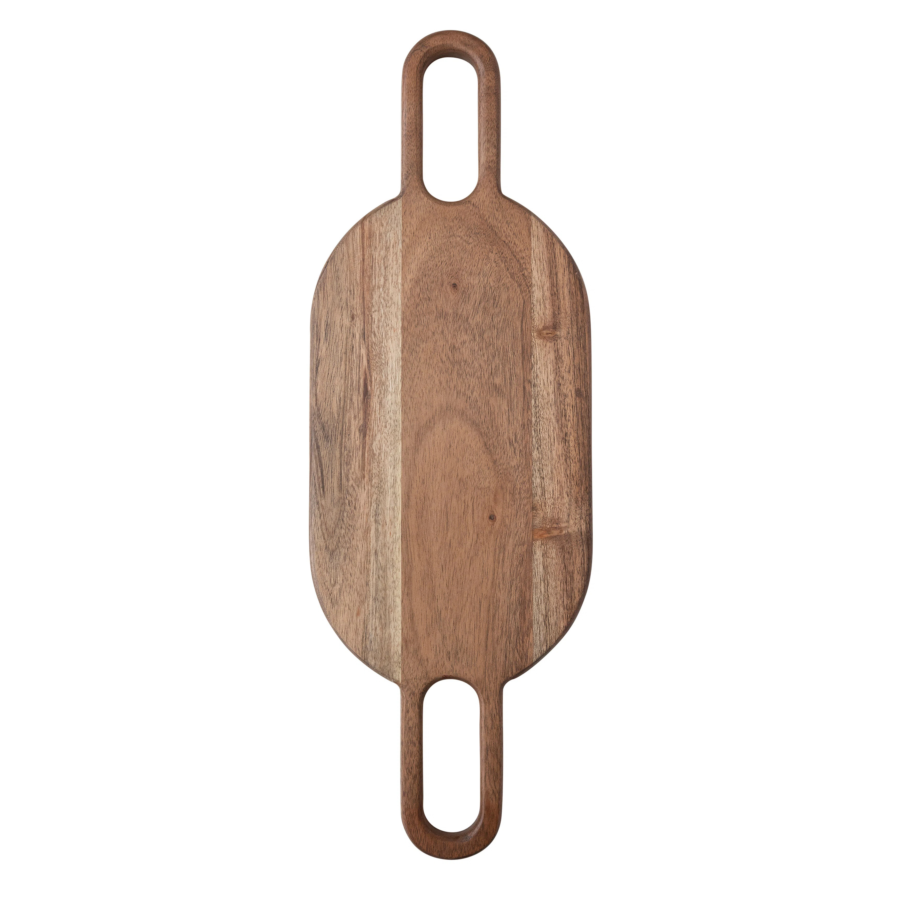 Creative Co-Op Acacia Wood Charcuterie Or Cutting Board With 2 Handles | Wayfair | Wayfair North America