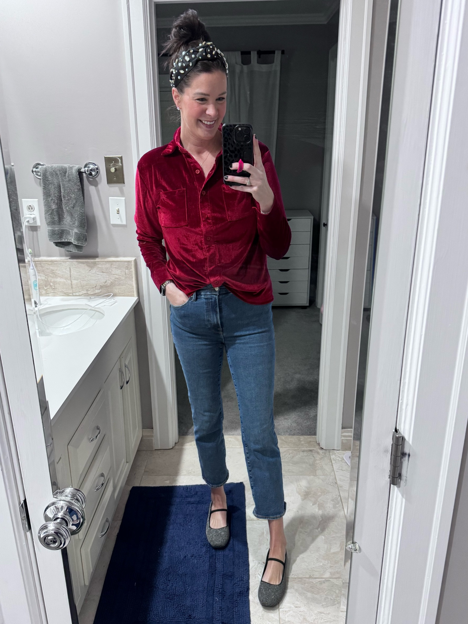 These jeans are truly MAGIC! Stretchy but great compression to fit you across a range of sizes. Wearing 6-12  

#LTKStyleTip #LTKWorkwear