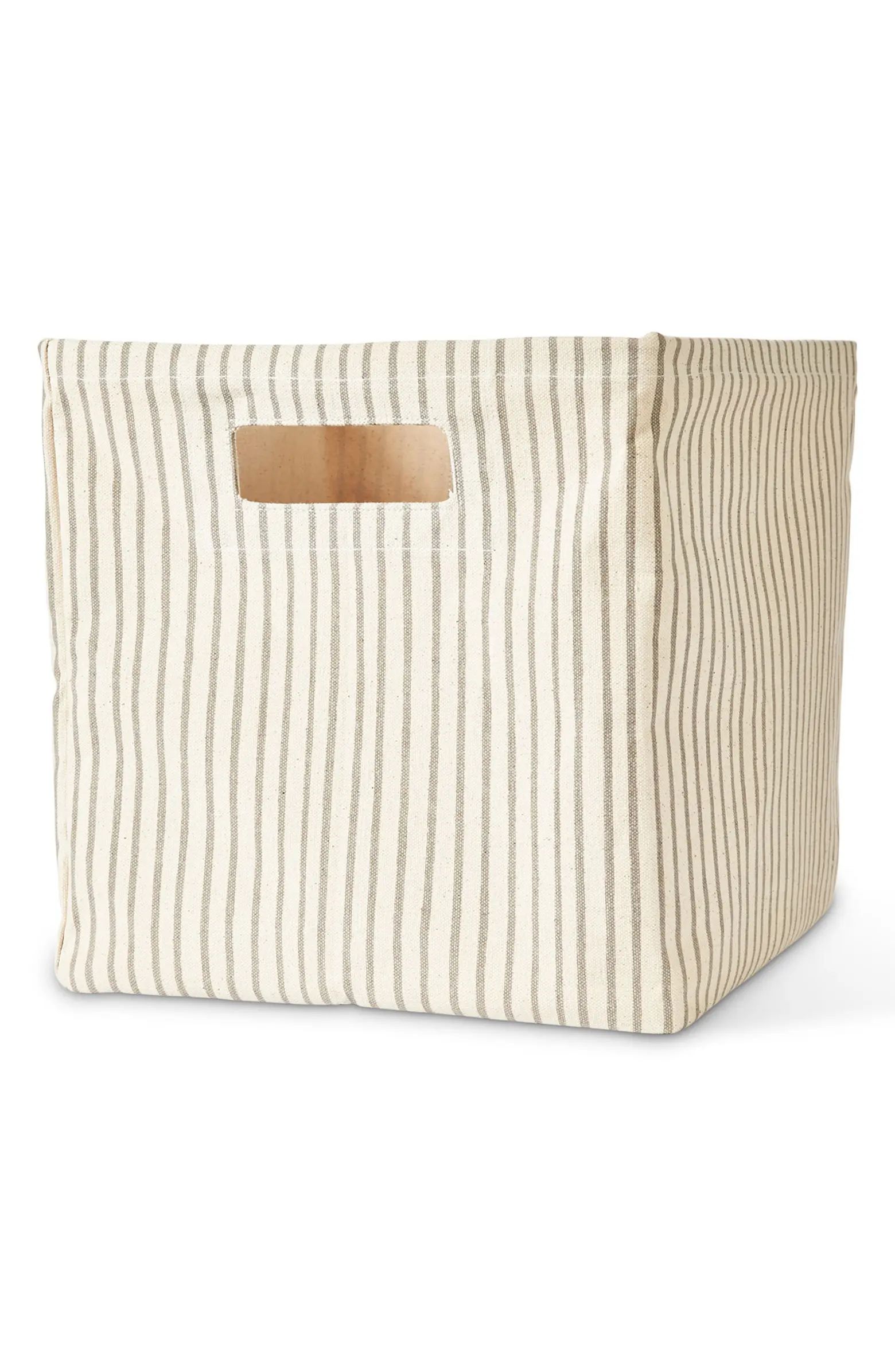 Pehr Stripes Away Medium Canvas Cube | Nordstrom | Nordstrom