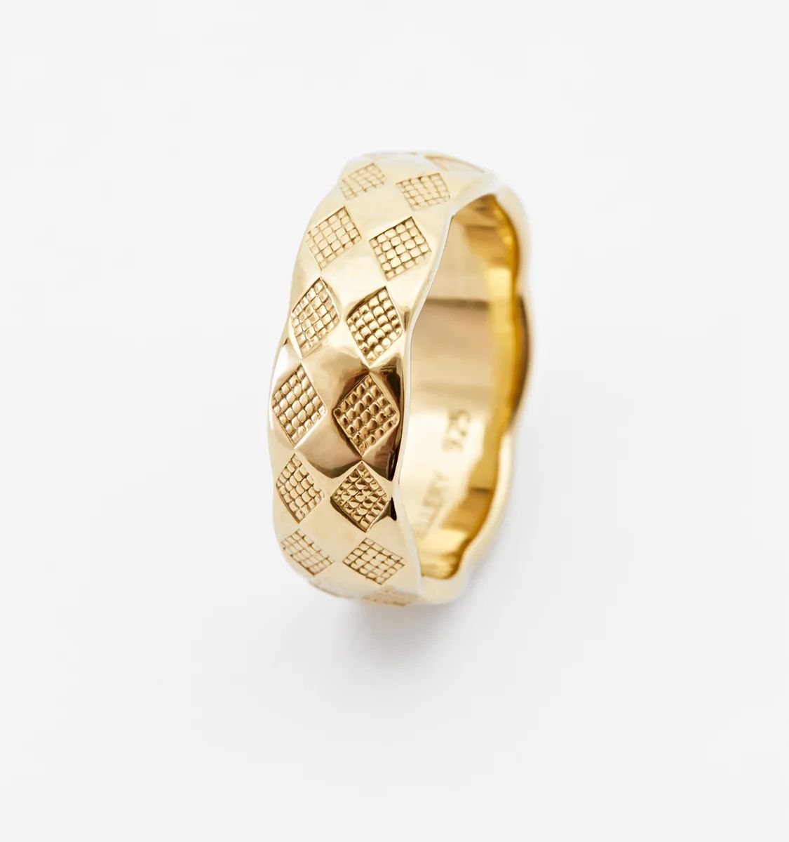 Checker Band Ring | Rellery