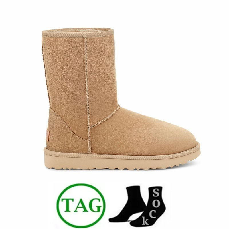 Snow Slippers Boots Classic Warm boots Suede Shoes Classical Short Miniwomen Man Womens Plush Casual Chestnut Grey | DHGate