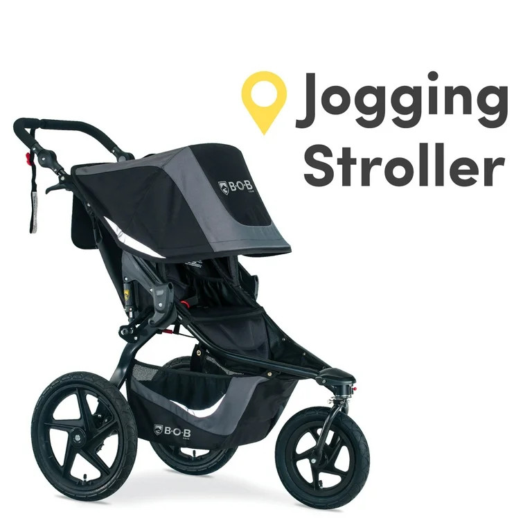 BOB Gear Revolution Flex 3.0 Jogging Stroller, Graphite Black | Walmart (US)