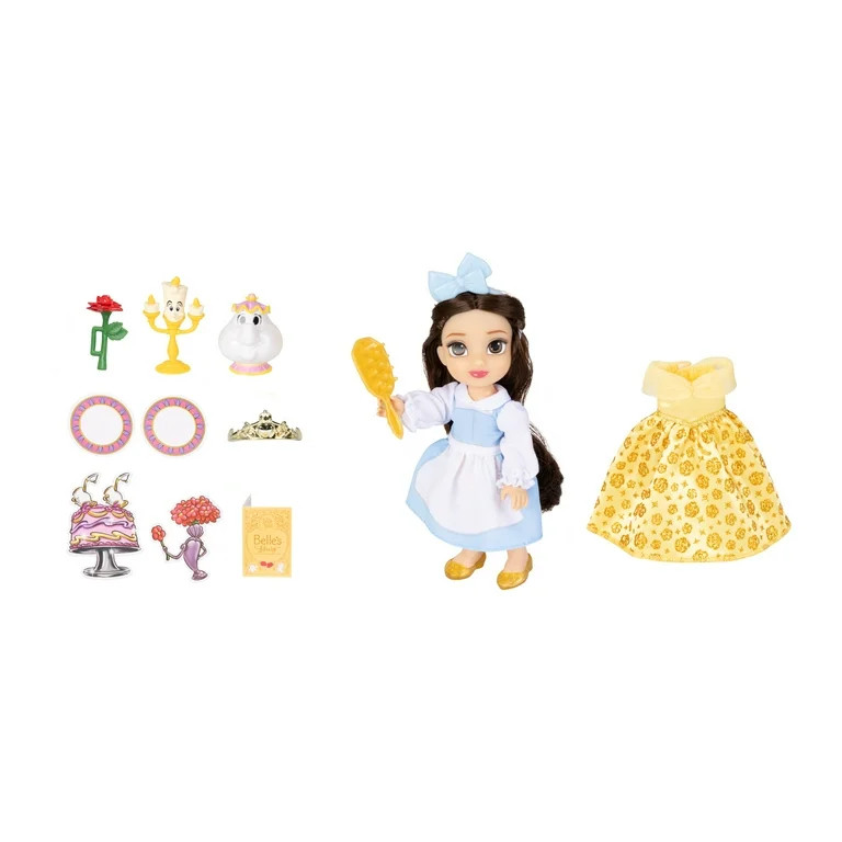 Disney Princess Be Our Guest Belle Petite Deluxe Set | Walmart (US)