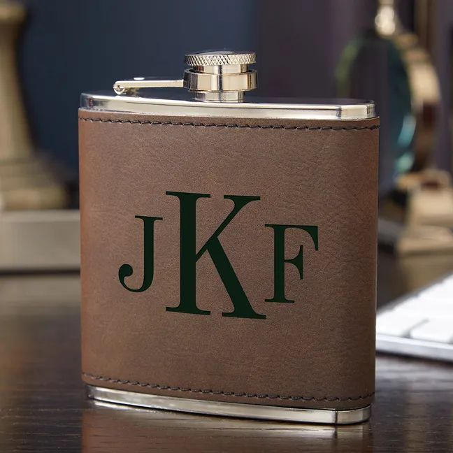 Fitzgerald Personalized Flask, 6 oz | HomeWetBar.com