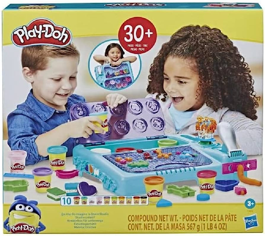 Play-Doh Set On The Go Imagine and Store Studio, with 30 Tools and 10 Cans of Modeling Compound, ... | Amazon (US)