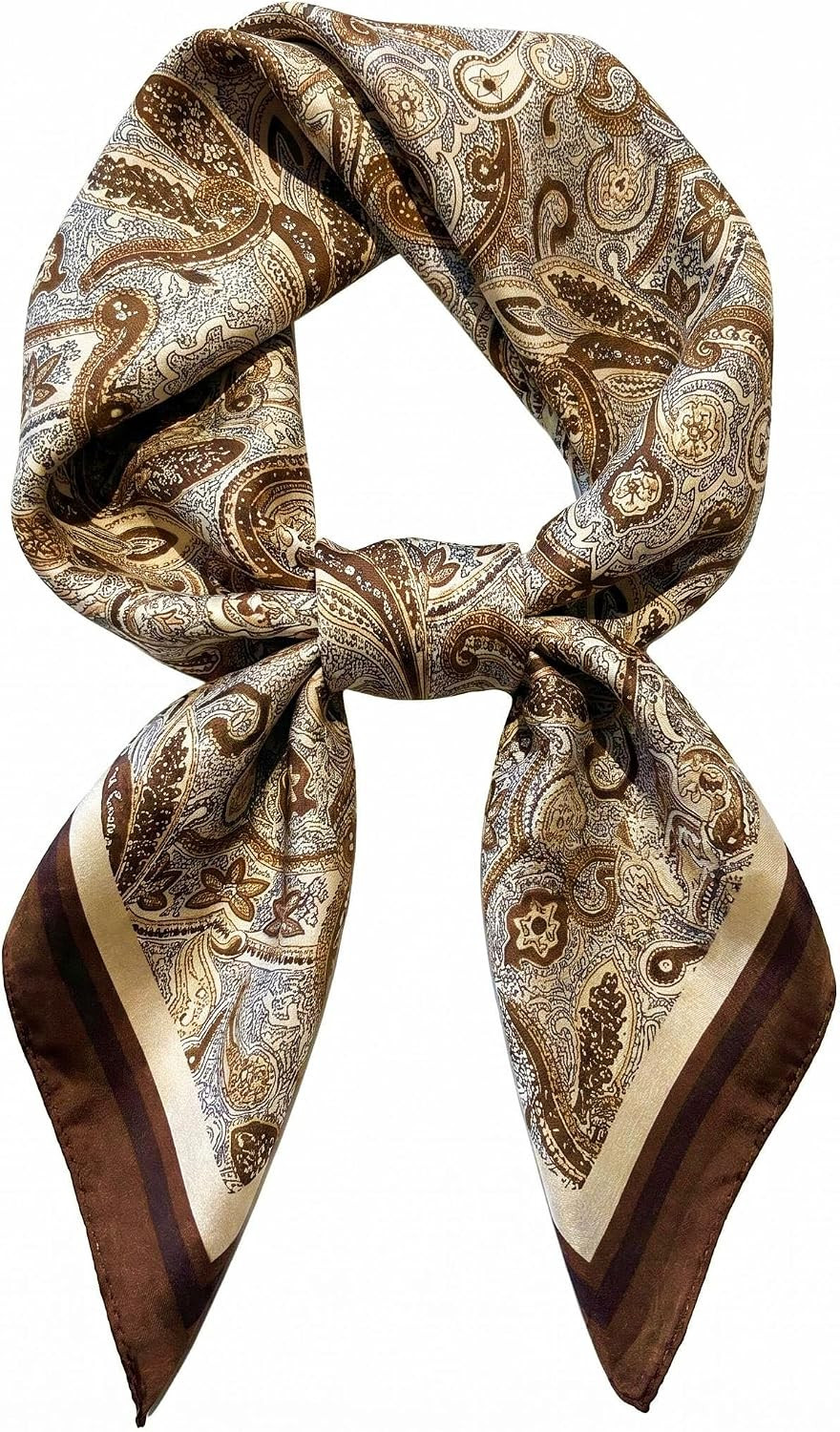 Head Hair Scarf for Women Neck Scarf Like Satin Silk Hair Bandana Square Scarves Fashion Accessories 27.5" | Amazon (US)