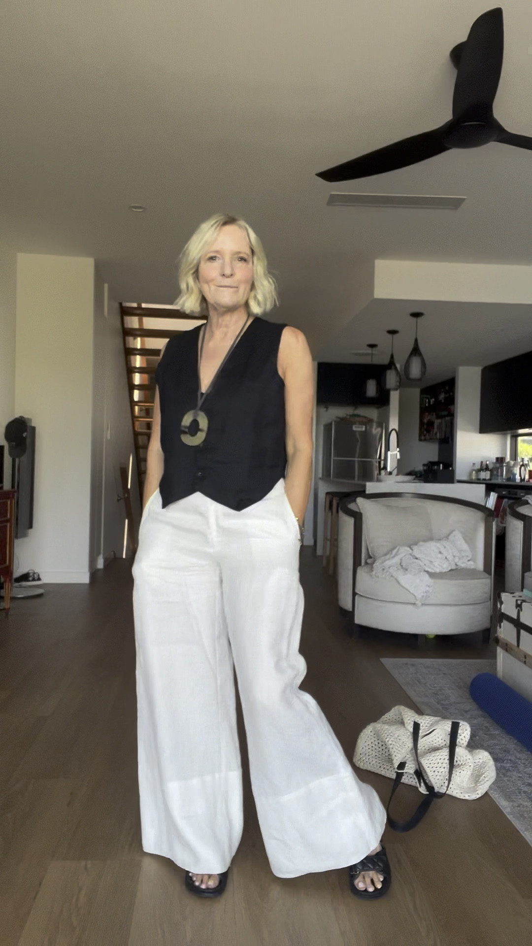Casual outfit inspo! I have added some linen pants they are very similar to the ones I have in the vid! 

#LTKover50style #LTKstyletip #LTKaustralia