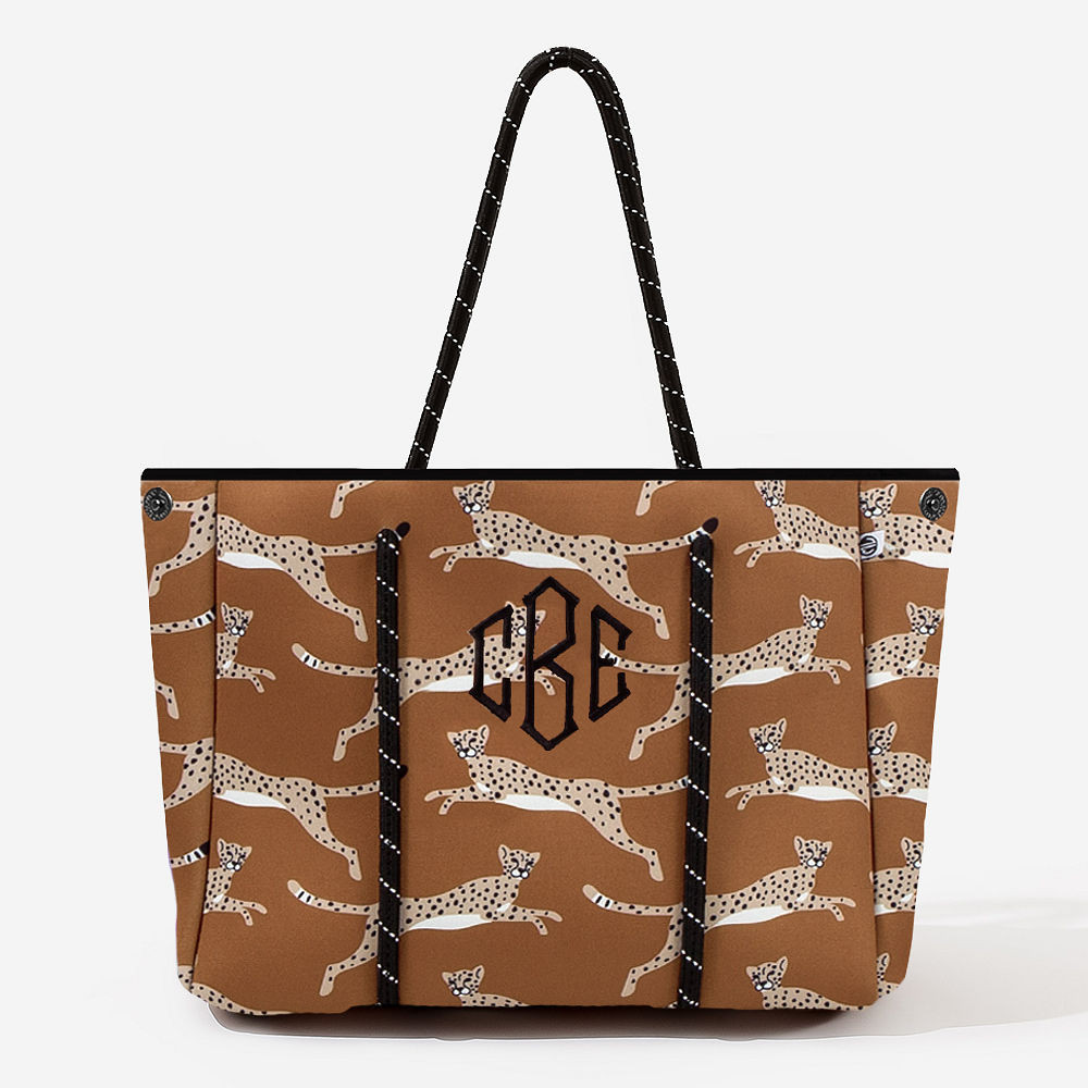 Monogrammed Neoprene Tote | Marleylilly