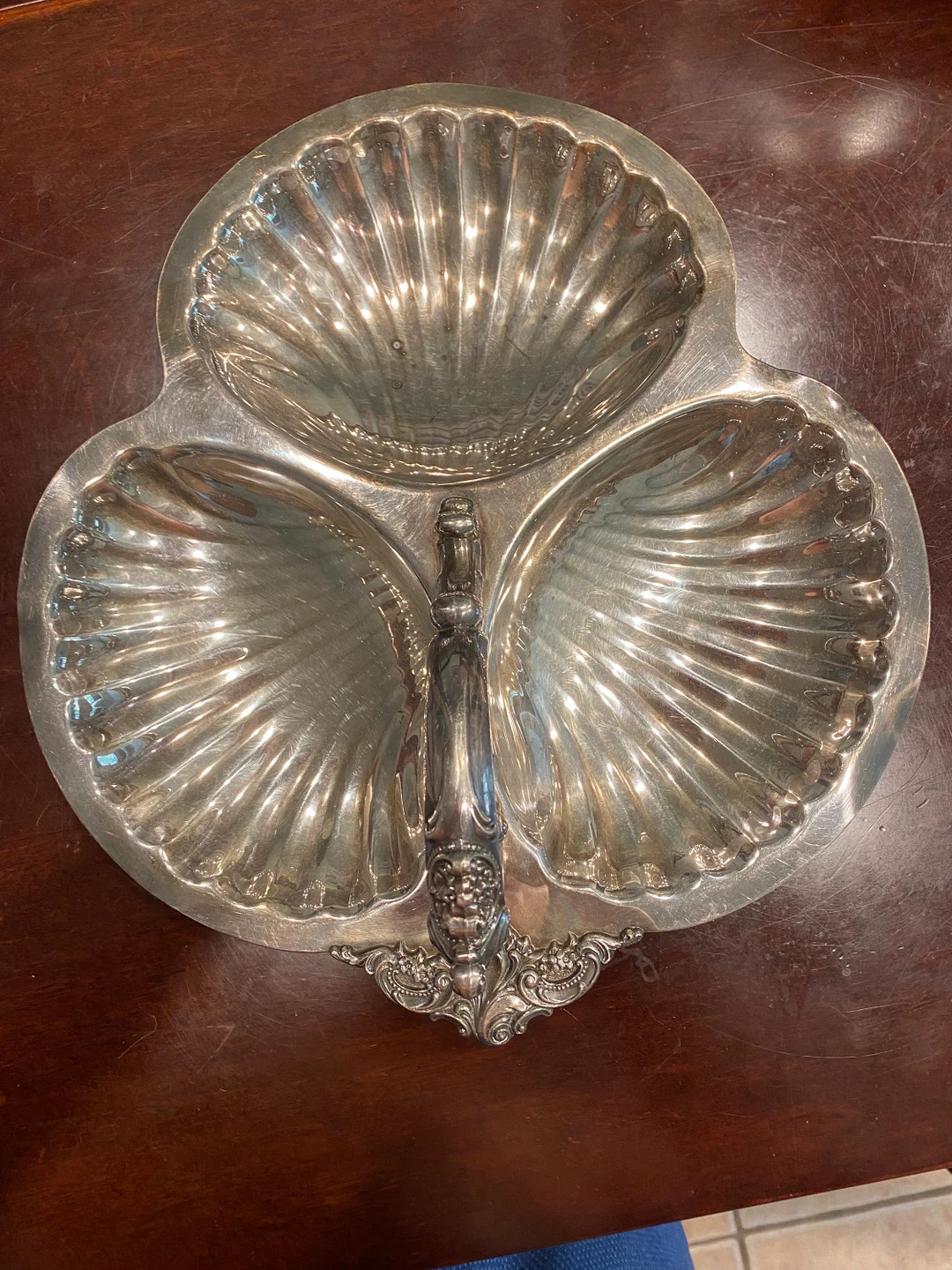 Vintage Wallace Baroque Pattern 220 Heavy SP Divided Sections Shell Serving Dish - Etsy | Etsy (US)