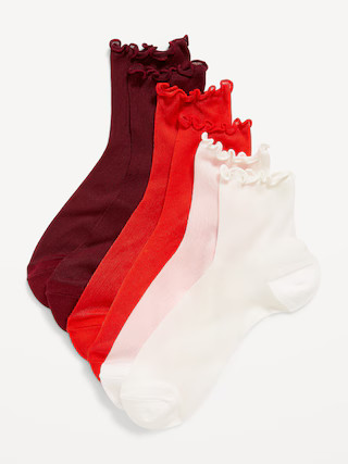 Sheer Crew Sock 3-Pack for Women | Old Navy (US)