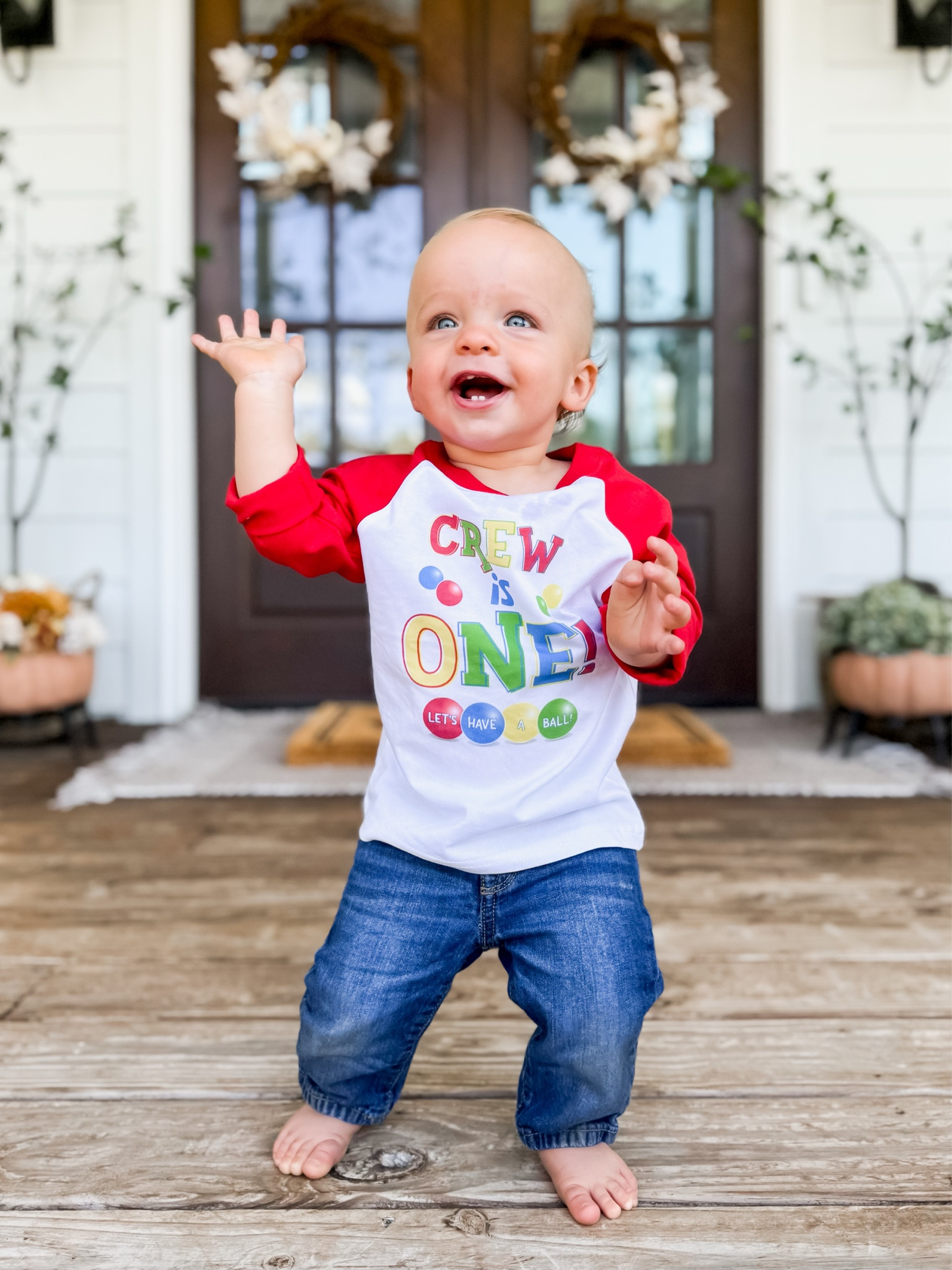 It’s a ball to be one! We loved this theme for our son‘s first birthday party because he loves balls of any kind! It was so fun using primary colors and all the little details just came together so perfectly! I got this custom T-shirt on Etsy and it matched everything so well! ￼

#LTKKids #LTKBaby #LTKmomlife