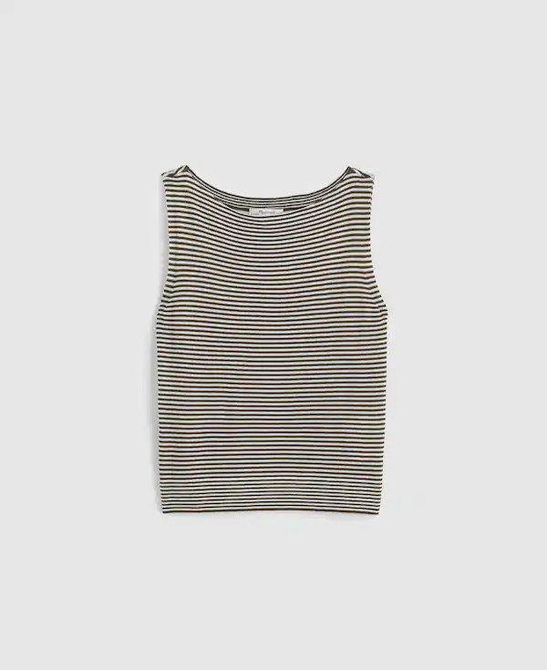Boatneck Sleeveless Sweater | Madewell