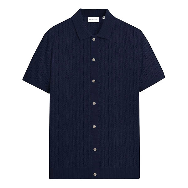 Men's 7 Diamonds Nash Button Up Shirt Large Navy | Scheels