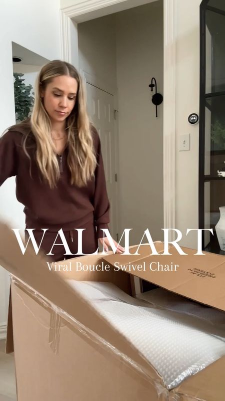 Have you been eyeing the viral Boucle Swivel Chairs??✨ #walmartpartner Don’t spend $700, I found this gorgeous one for only $248! And the quality is phenomenal.🙌🏻 Also, it definitely passes the ultra comfy fest!☁️ Run and snag these while they are in stock!

@walmart #walmarthome