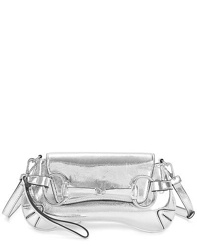 Metallic Leather Shoulder Bag | Gilt & Gilt City