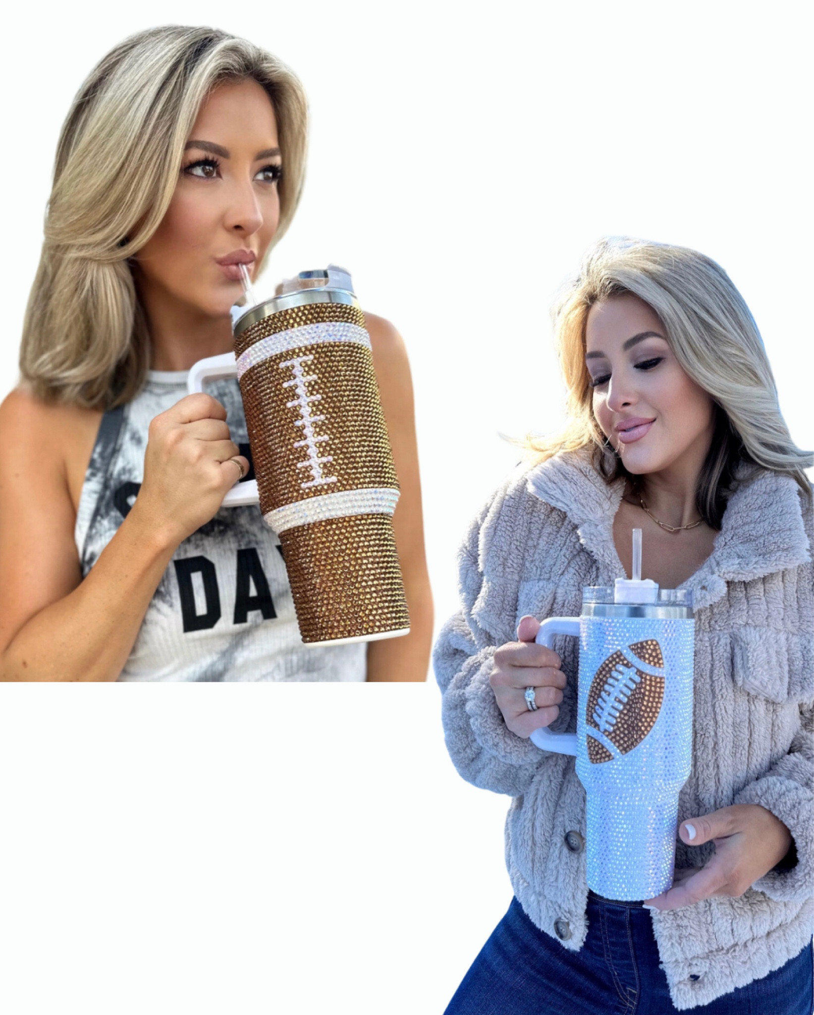 GAME DAY rhinestone tumblers🏈

#gameday #football #Super Bowl #tumbler #rhinestones #thebiggame

#LTKGiftGuide #LTKparties #LTKSeasonal