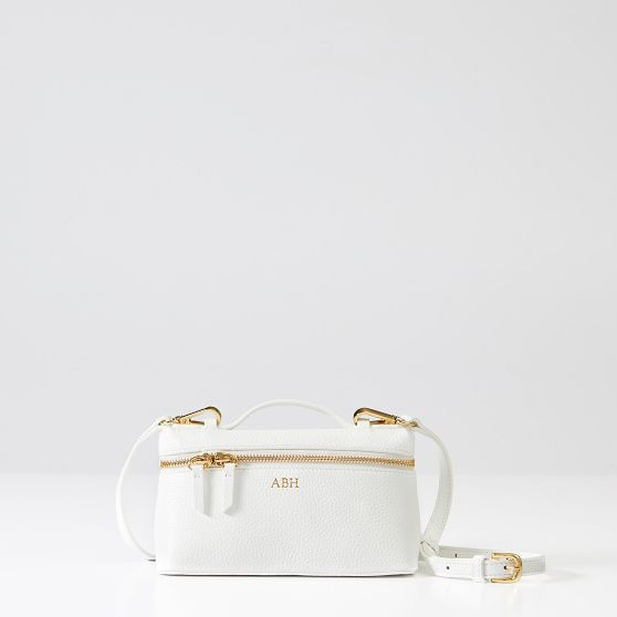 Top Handle Leather Crossbody Bag | Mark and Graham
