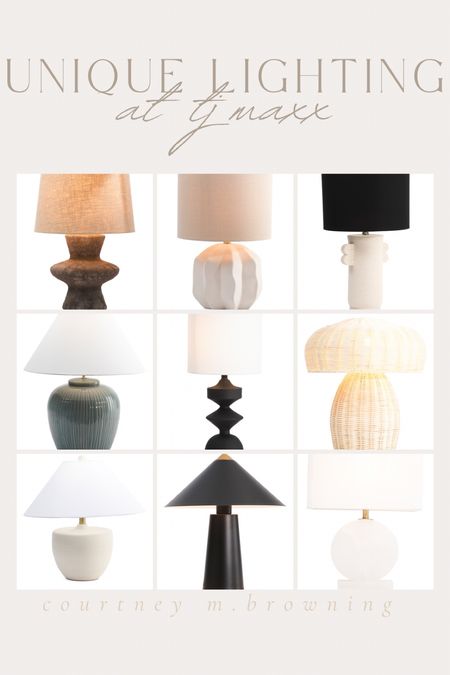 Unique lighting, lamp, mushroom lamp, modern lamp, unique lamp, tj Maxx, home decor 

#LTKhome