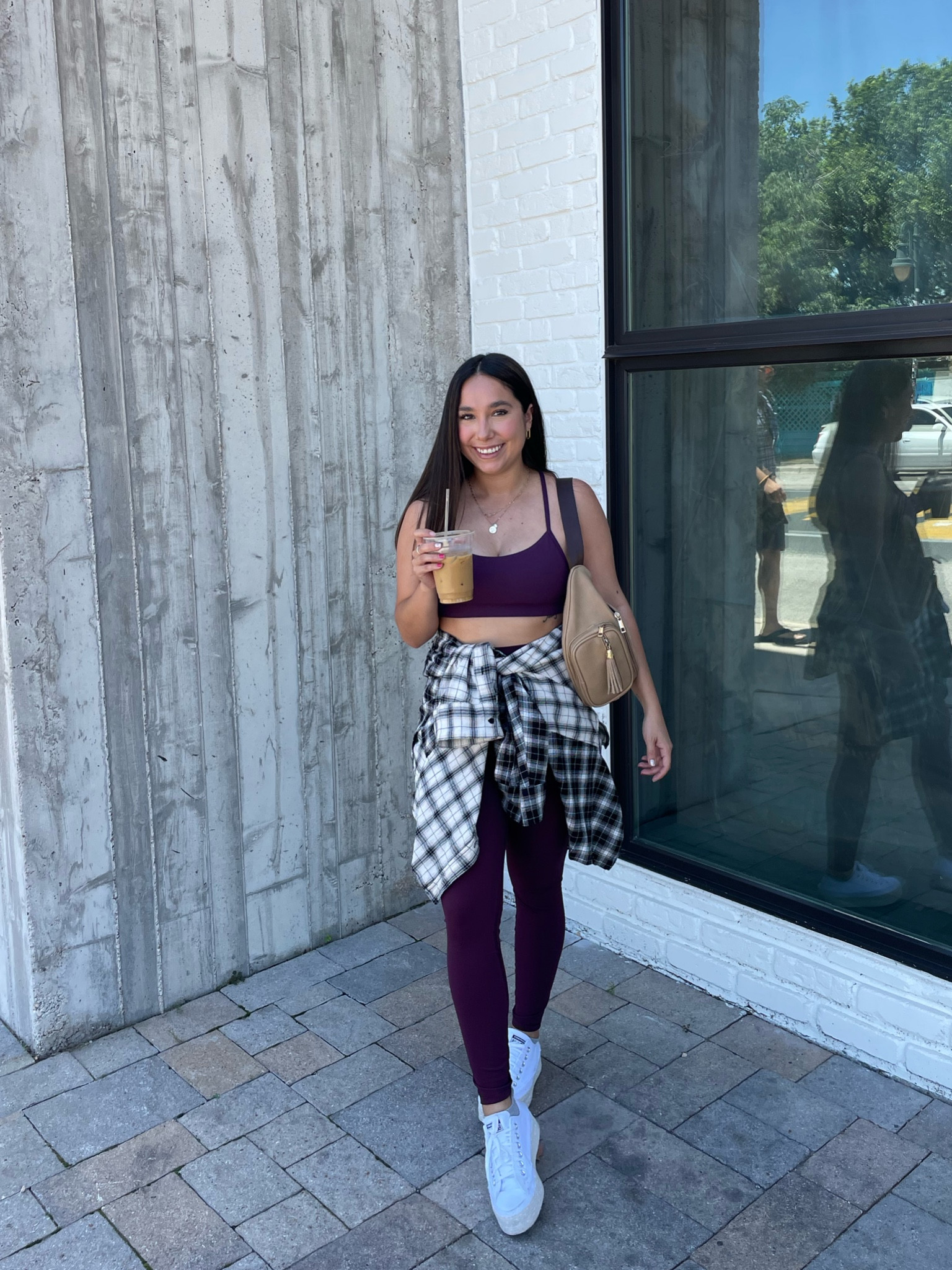 Amazon Leggings & Matching Bra Set, Summer Fashion, Casual Outfits, White Sneakers 

#LTKstyletip #LTKfit #LTKFind